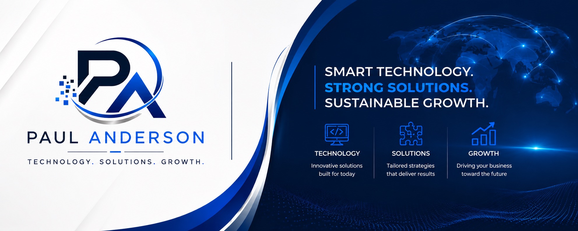 Paul Anderson. Smart technology. Strong solutions. Sustainable growth.